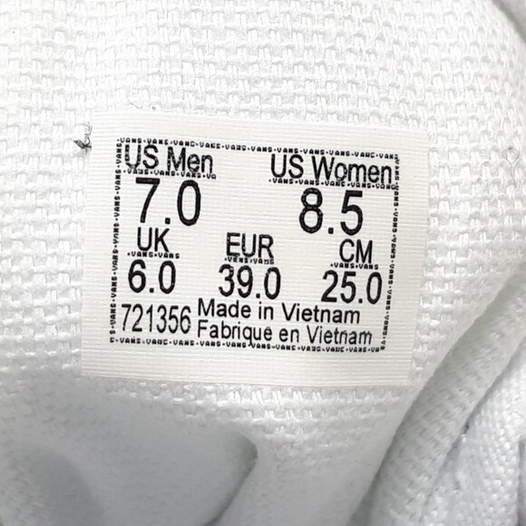 Vans Old Skool Stackform Platform Shoe Sneaker White Pride Mens 7 / Womens 8.5 - Picture 10 of 12